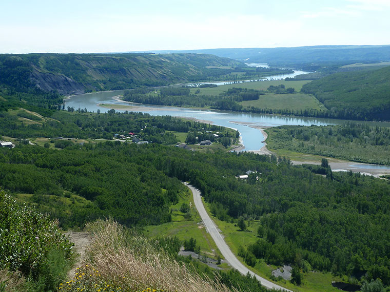 Alaska Highway Peace River Valley