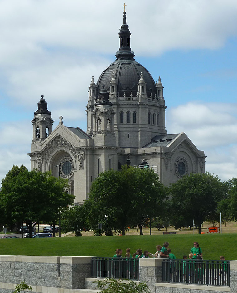 St Paul Cathedral From History Center