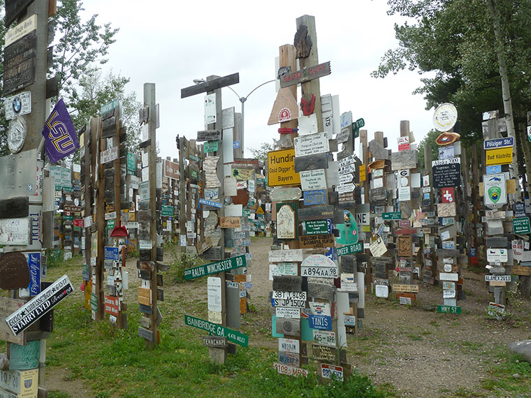 Watson Lake Signpost Jungle