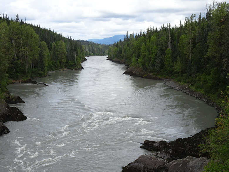 Cassiar Highway Nass River Gorge