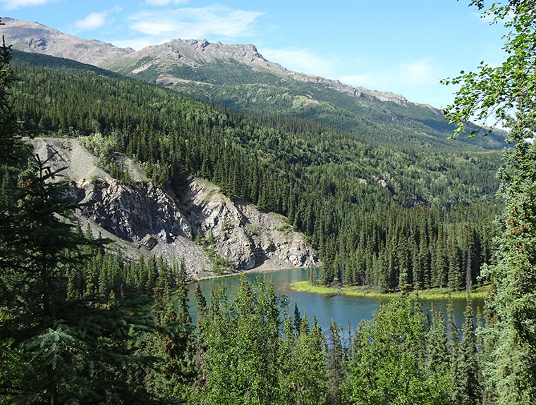 Denali Day 1 Hordeshoe Lake View