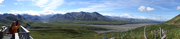 Denali Day 2 Hi Elevation Panorama