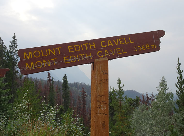 Icefields Sign