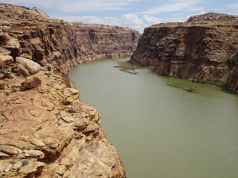 Lake Powell Colorado from bridge