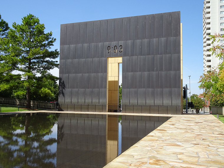 Oklahoma Memorial Gates of time