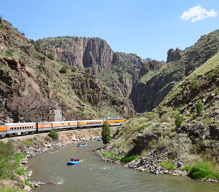 Royal Gorge Train and Rafters