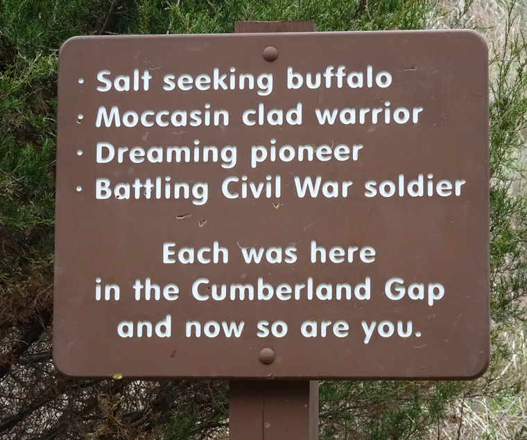 Cumberland Gap Sign