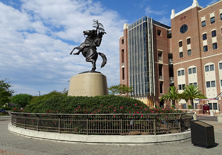 Tallahassee FSU Statue