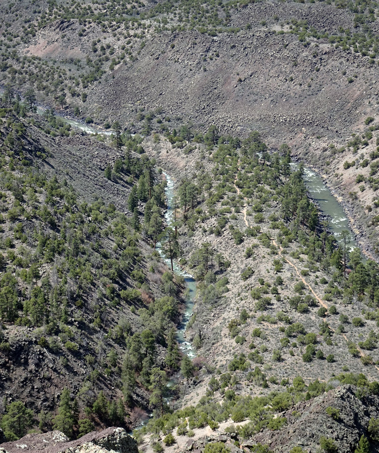 Rio Grande Gorge Rivers Join