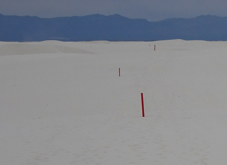 White Sands Lonely Trail