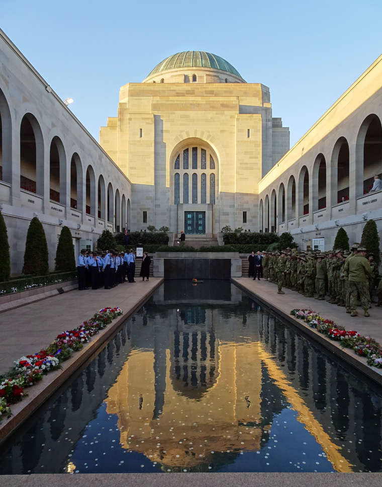 Australian War Memorial after Last Post