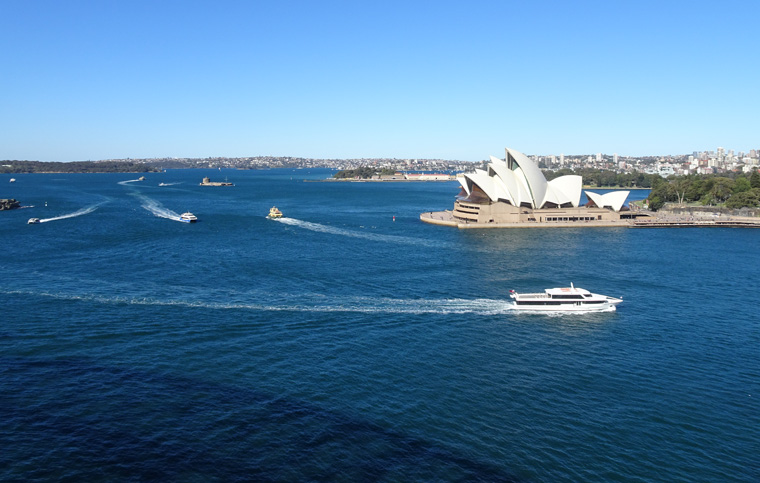 Harbour from bridge apprach