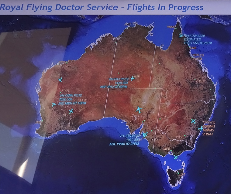 Flying Doctor Map