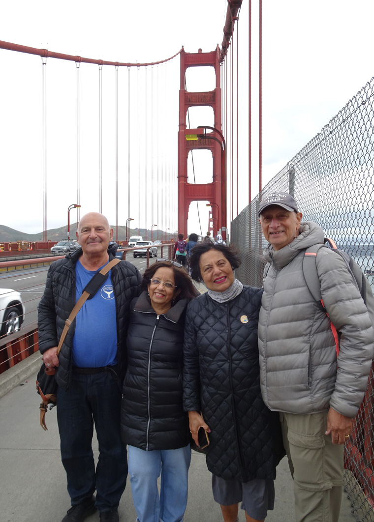 San Fran Group on Bridge