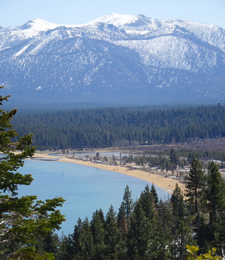 Lake Tahoe Beach Mountain