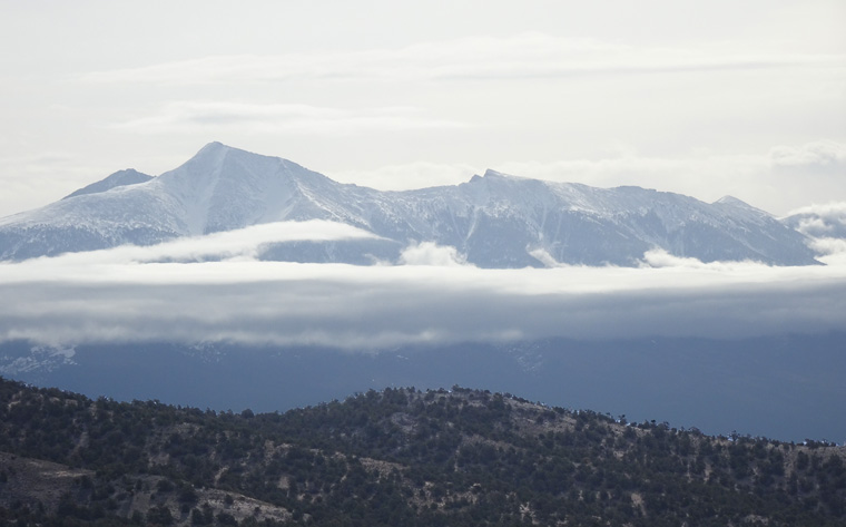 Wheeler Peak in Cloud