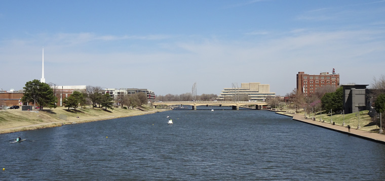 Wichita Riverwalk View